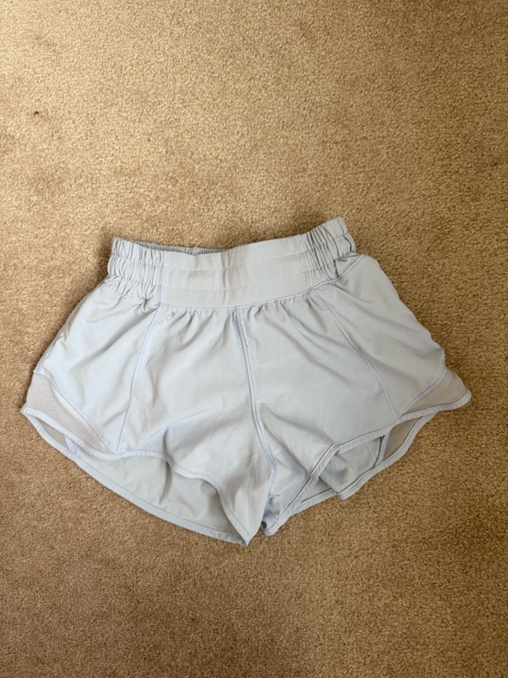 lululemon athletica Light Gray Athletic Shorts